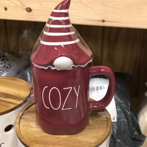 Rae Dunn Cozy Mug with Gnome Topper